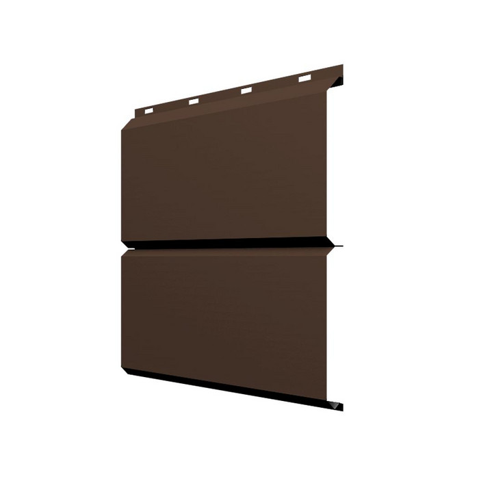Софит ЭкоБрус без перфорации 0,345 Grand Line 0,5 Satin Matt RAL8017 шоколад